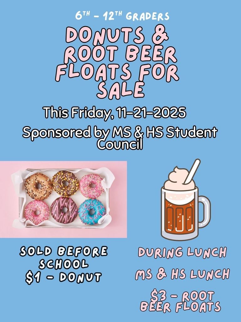 donuts and root beer floats