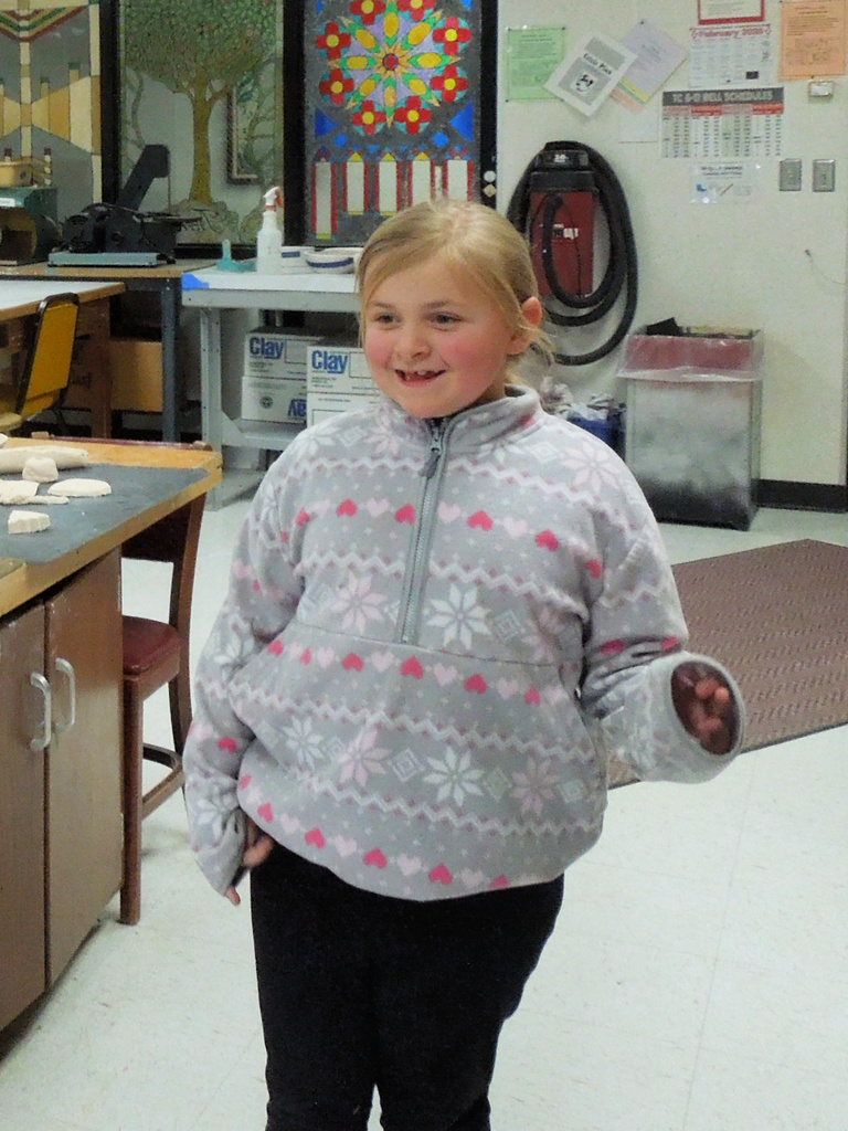 Grace seeing her stuffie