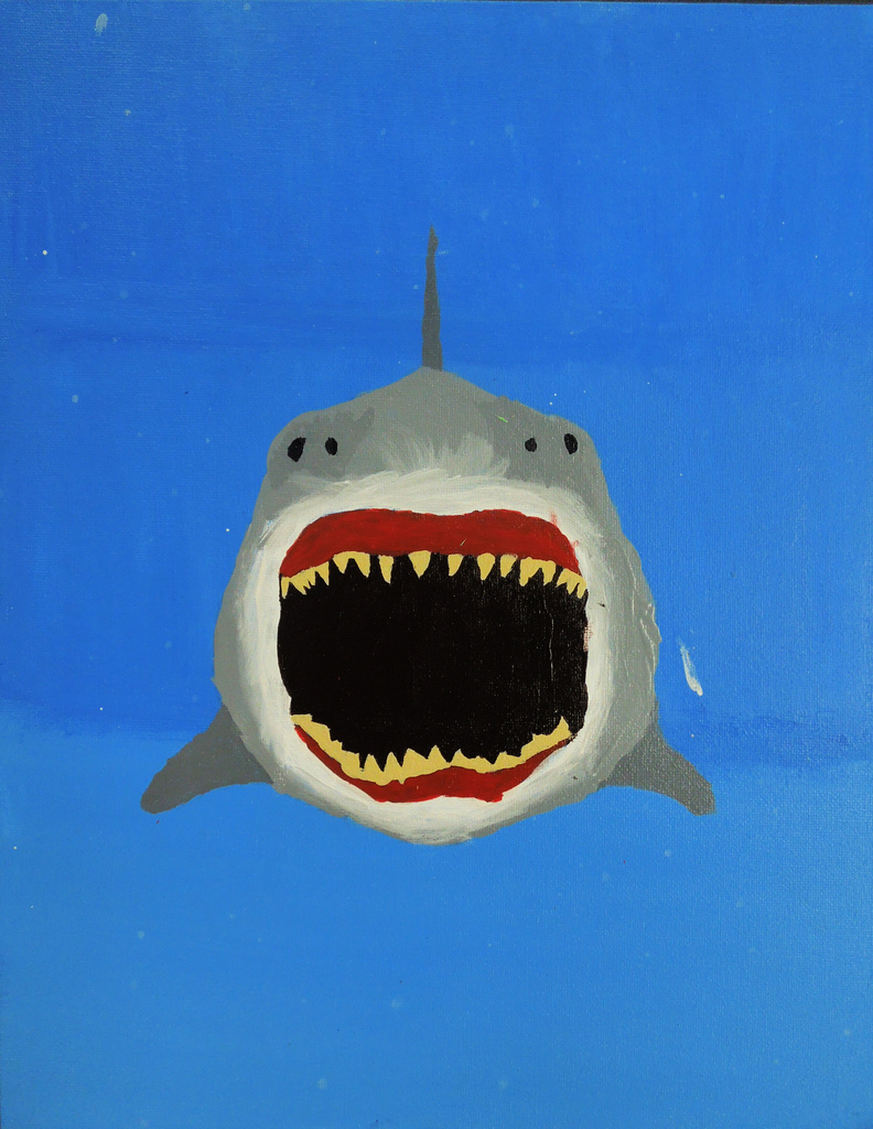 Dawson shark painting