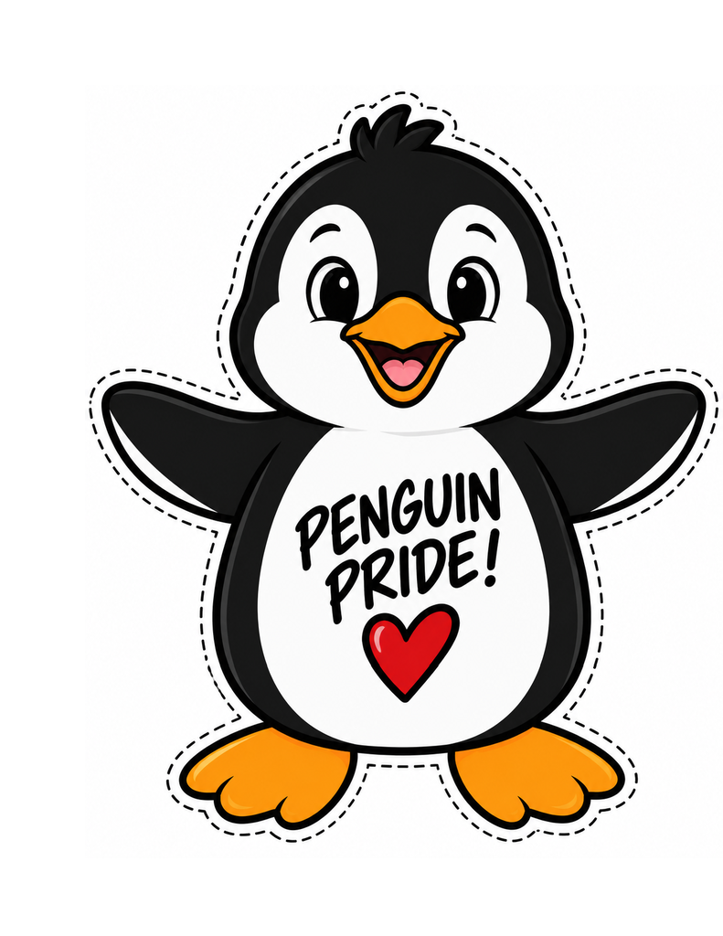 Cut out Penguin without hat