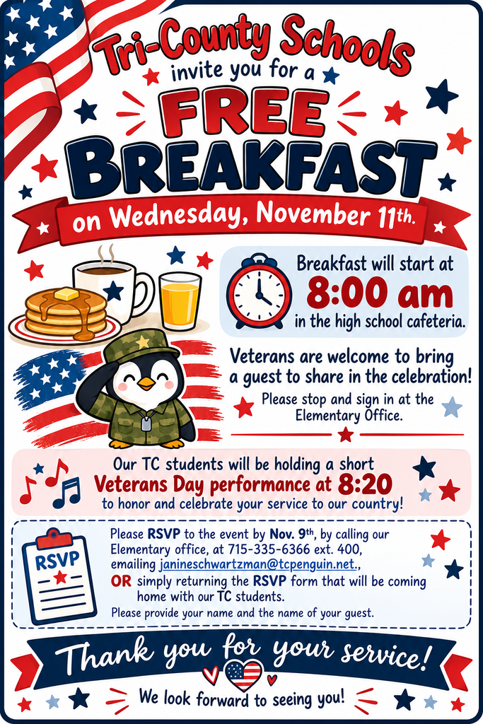 Veteran Breakfast 8:00am