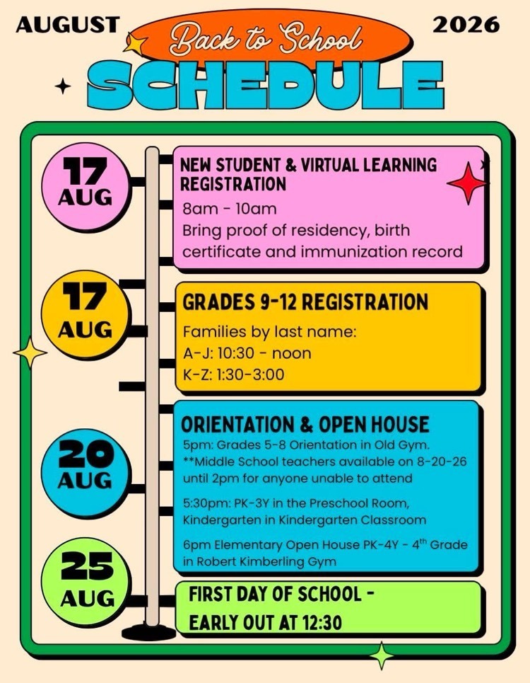 registration schedule 