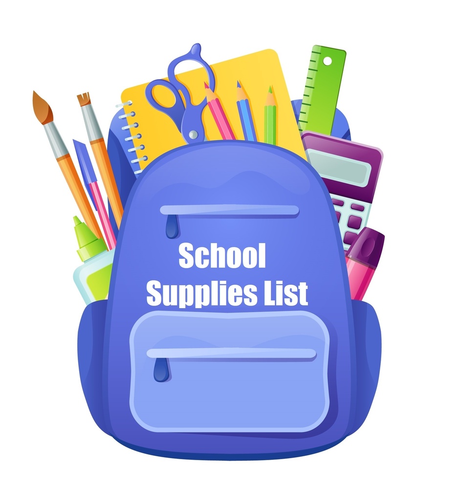 2026-2027 School Supply List