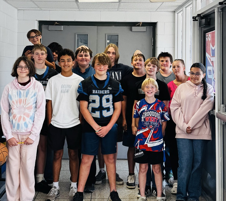 students in hall