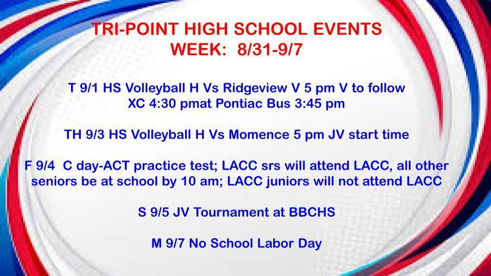 week 8/31