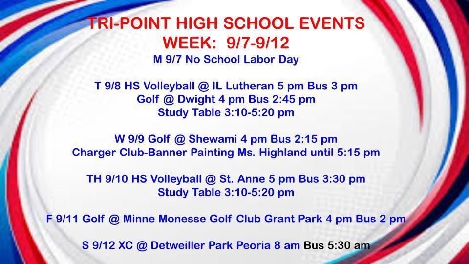 week events9/7