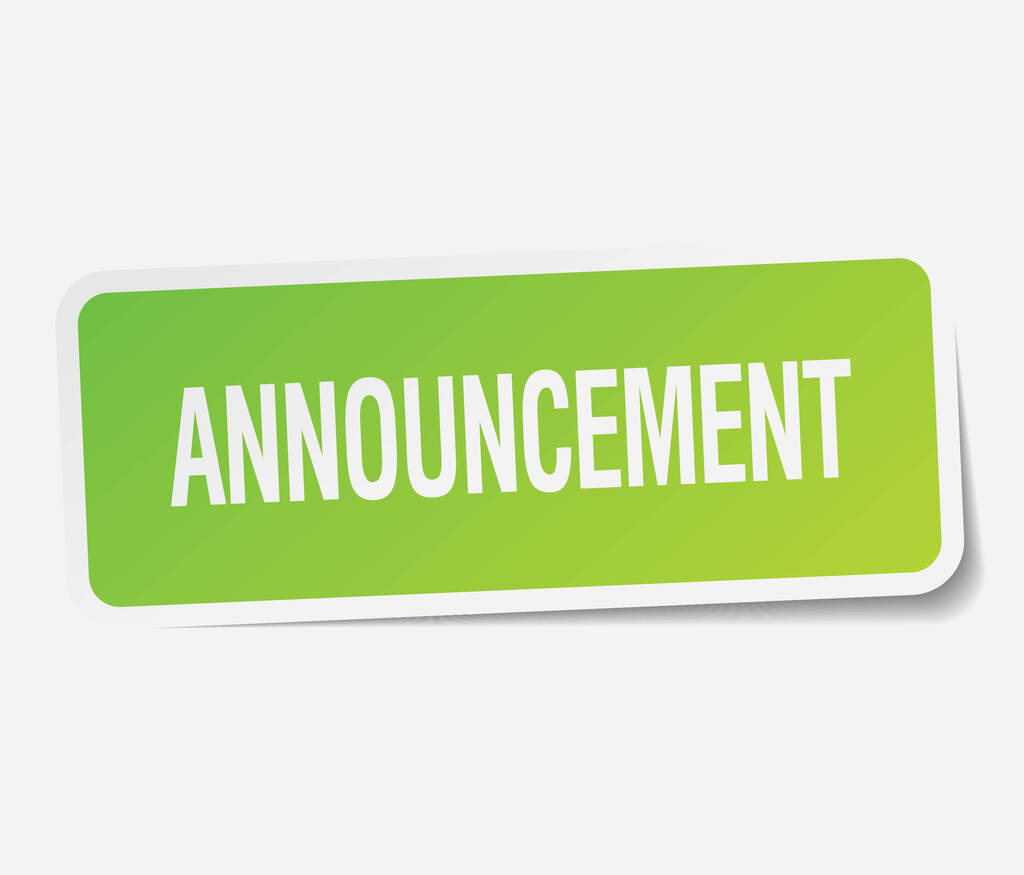 announcement 