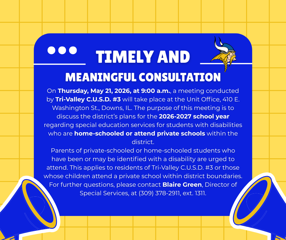 Timely and Meaningful Consultation Notice