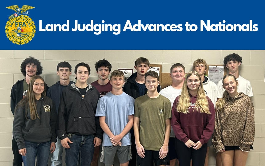 Group photo of TVHS Land Judging Team