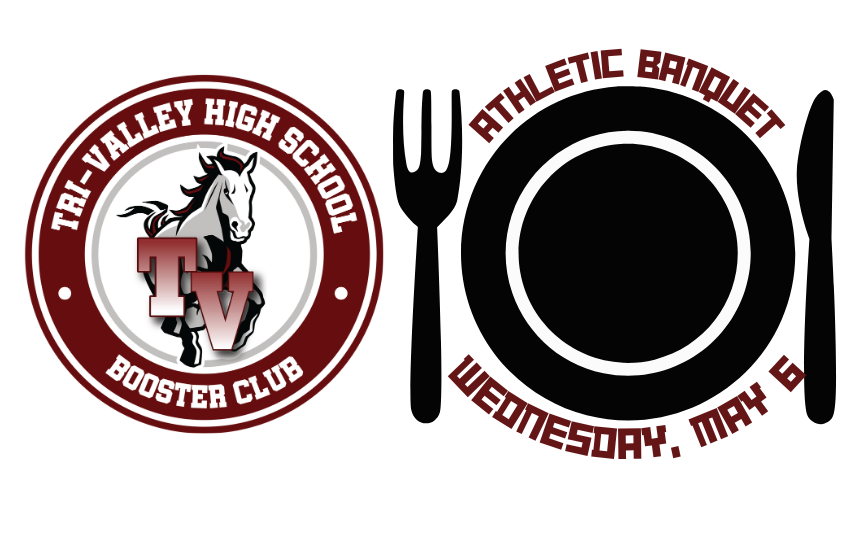 Dinner Plate and Booster Club Logo