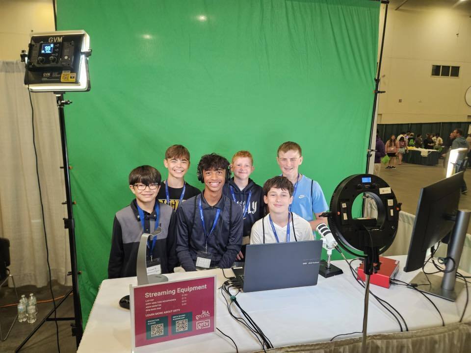 Eighth grade students exploring careers at Career Quest at DeVos Place.