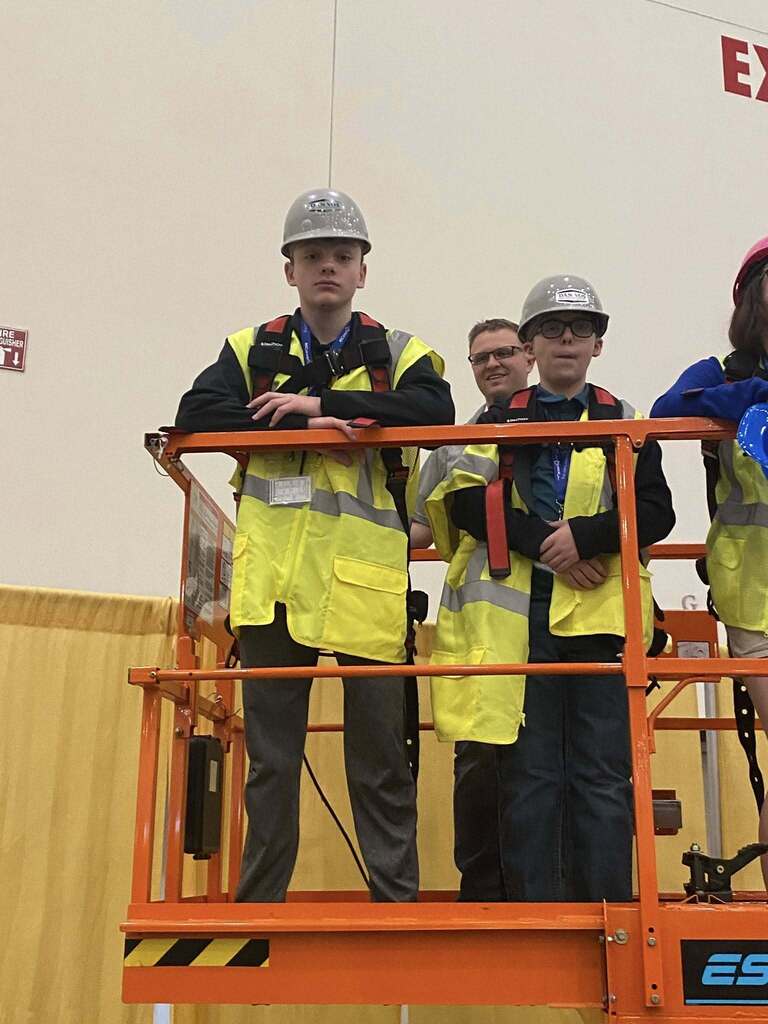 Eighth grade students exploring careers at Career Quest at DeVos Place.
