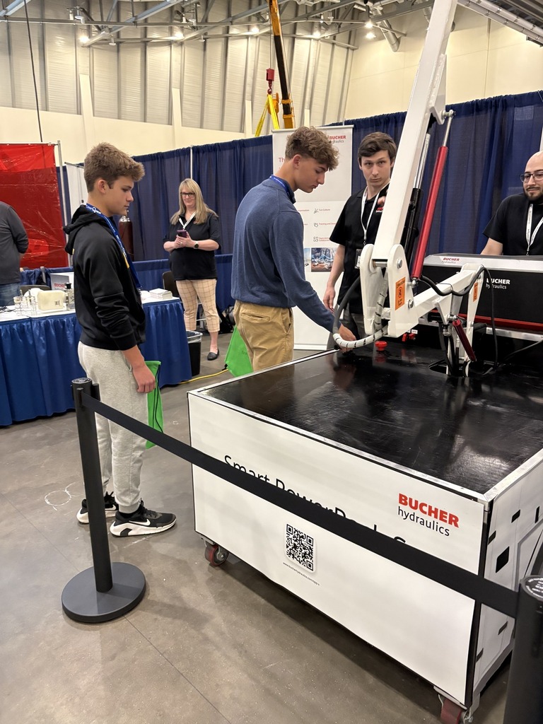 Eighth grade students exploring careers at Career Quest at DeVos Place.