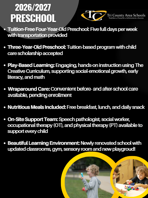 Preschool enrollment information