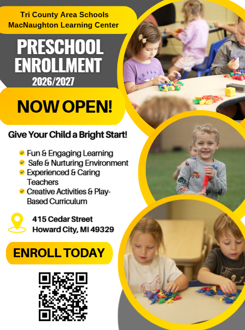 Advertisement for preschool 