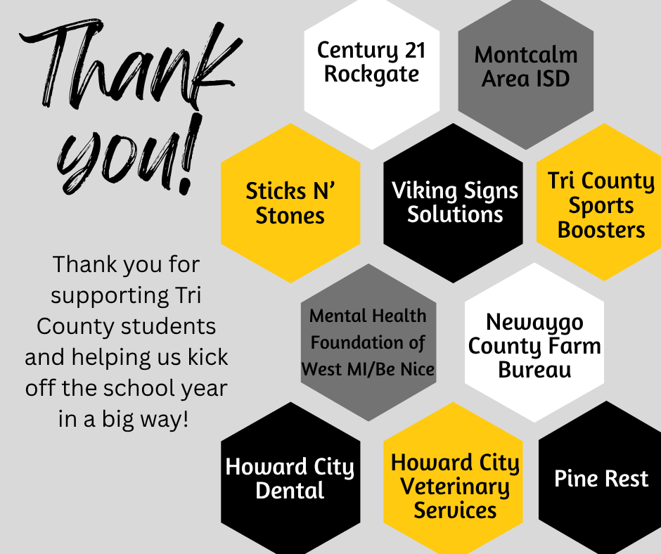 Thank you to local businesses for donations