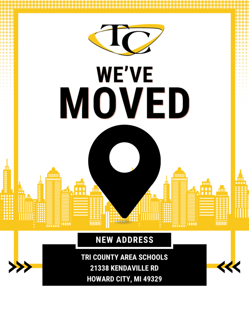 Communicating new address for district main office 