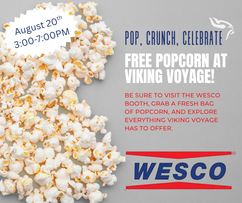 Free Popcorn at Viking Voyage