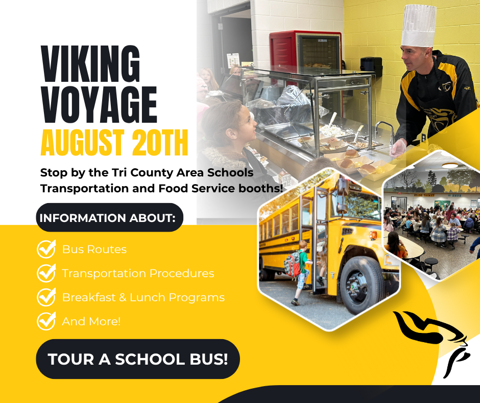 Transportation and Lunch Program information at the Open House