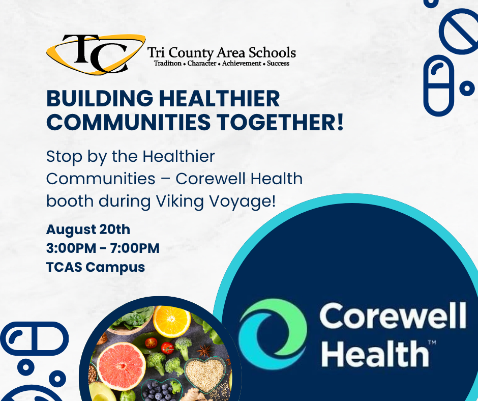 Corewell Health Booth at open house