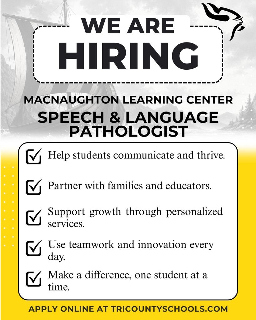 Job posting for a speech and language pathologist