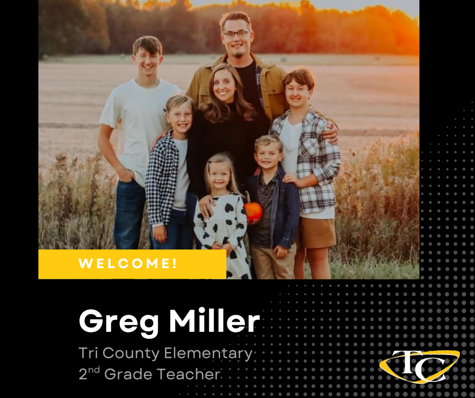 Graphic introducing new staff