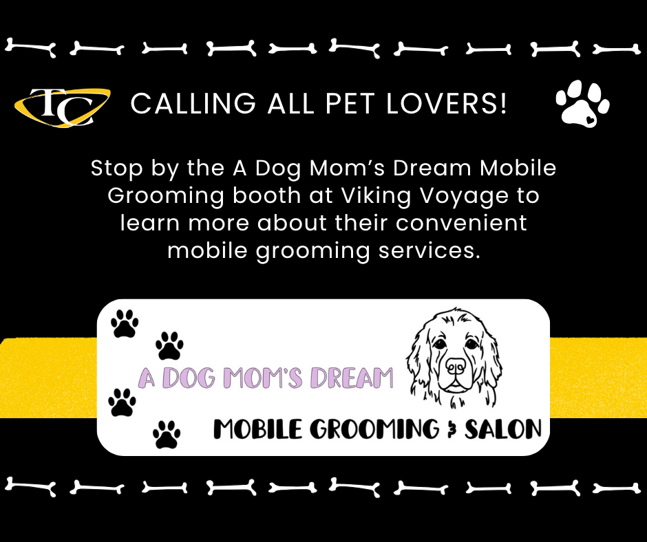 mobile groomer at open house