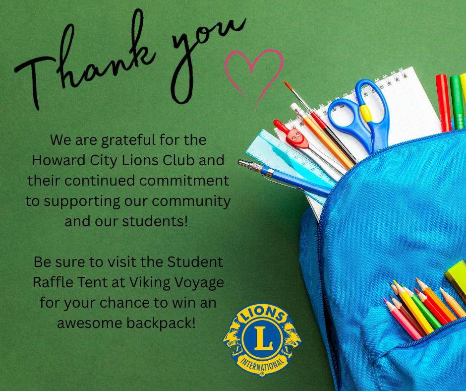 Lions Club Thank you