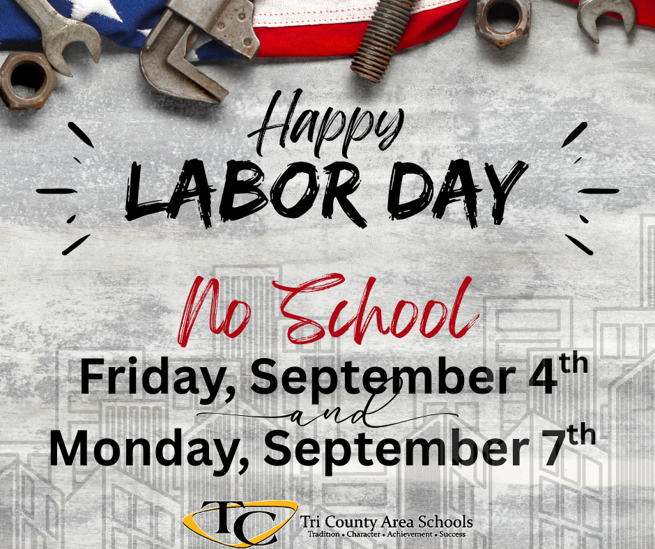 Labor Day- No school flyer.