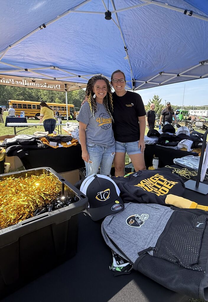 Sports Booster booth at Viking Voyage