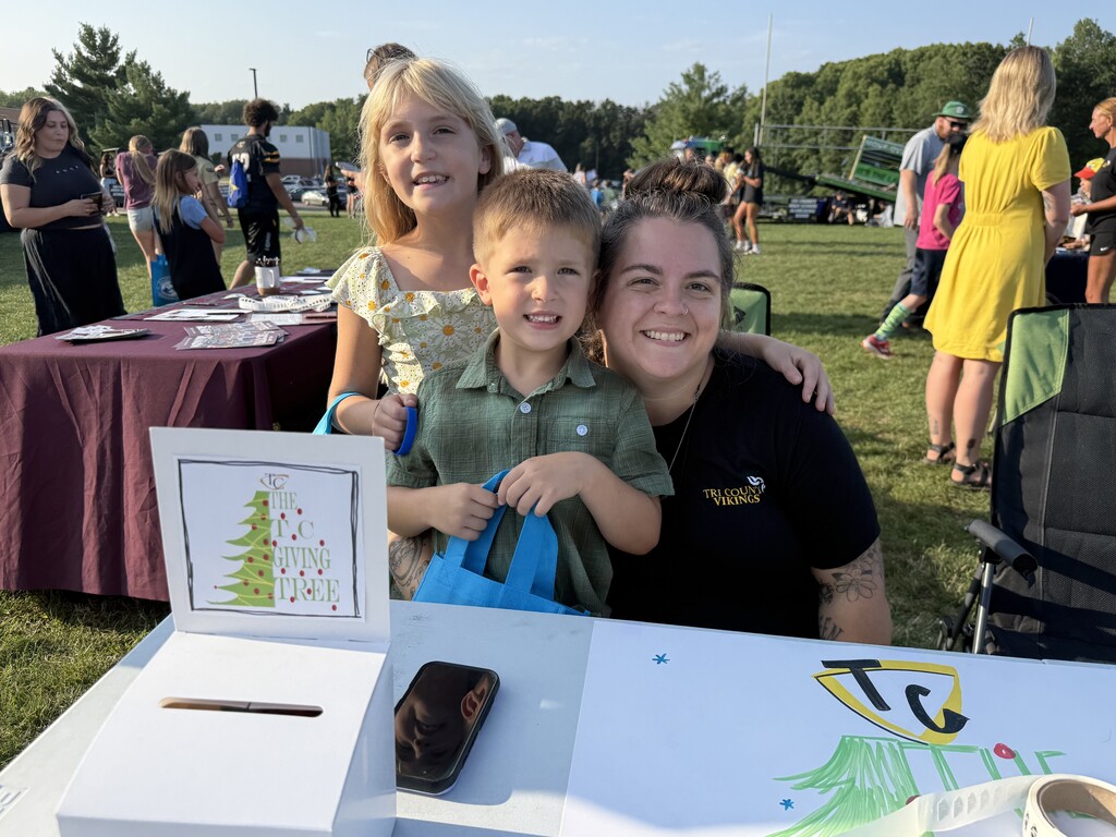Students and community members enjoying Viking Voyage