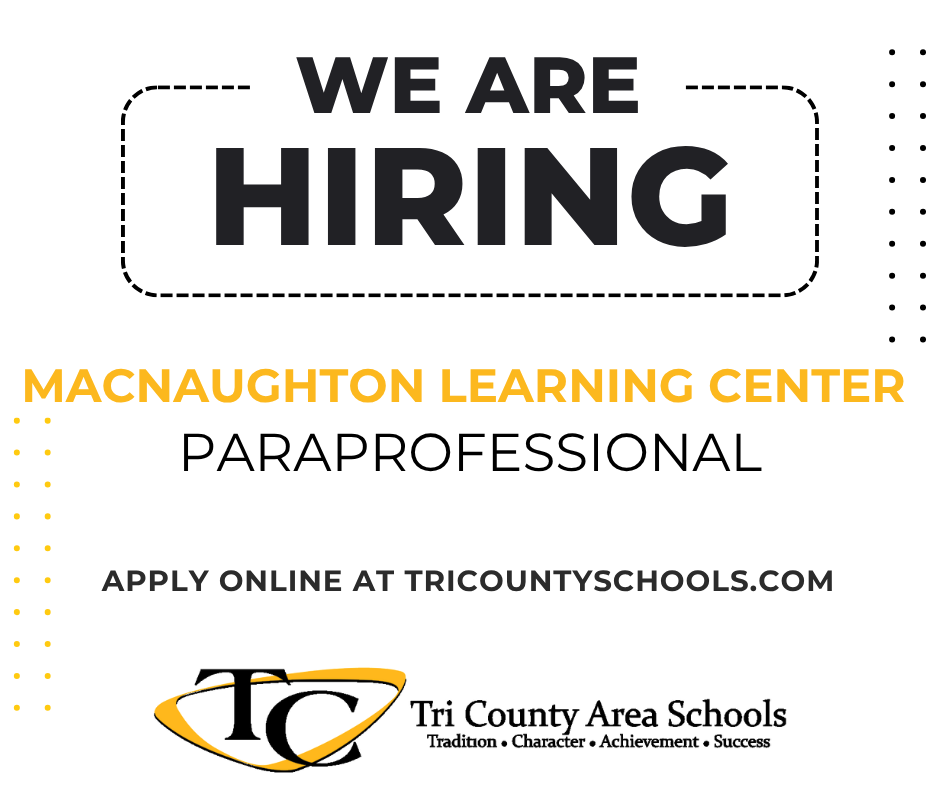 Paraprofessional job opening