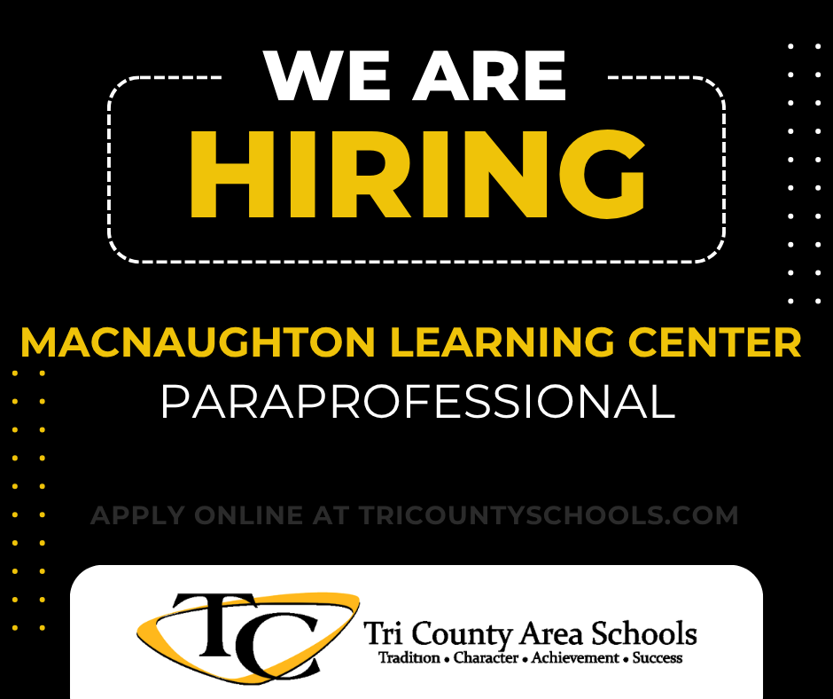 Paraprofessional job posting