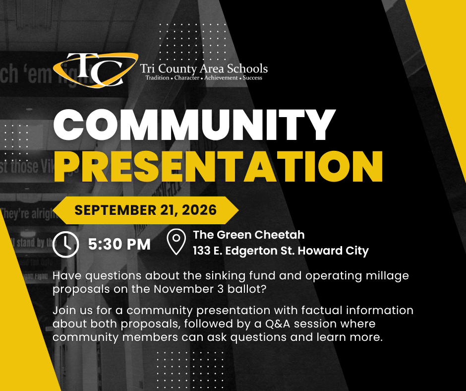 Community Presentation flyer
