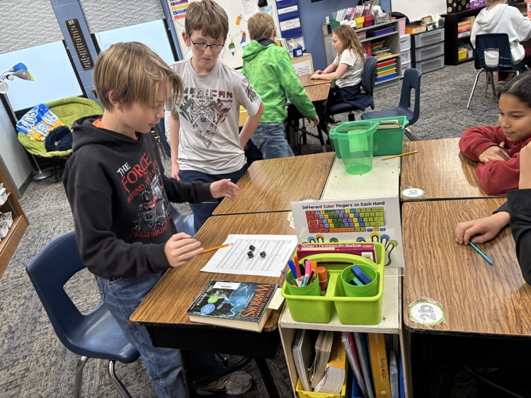 kids playing Bunco