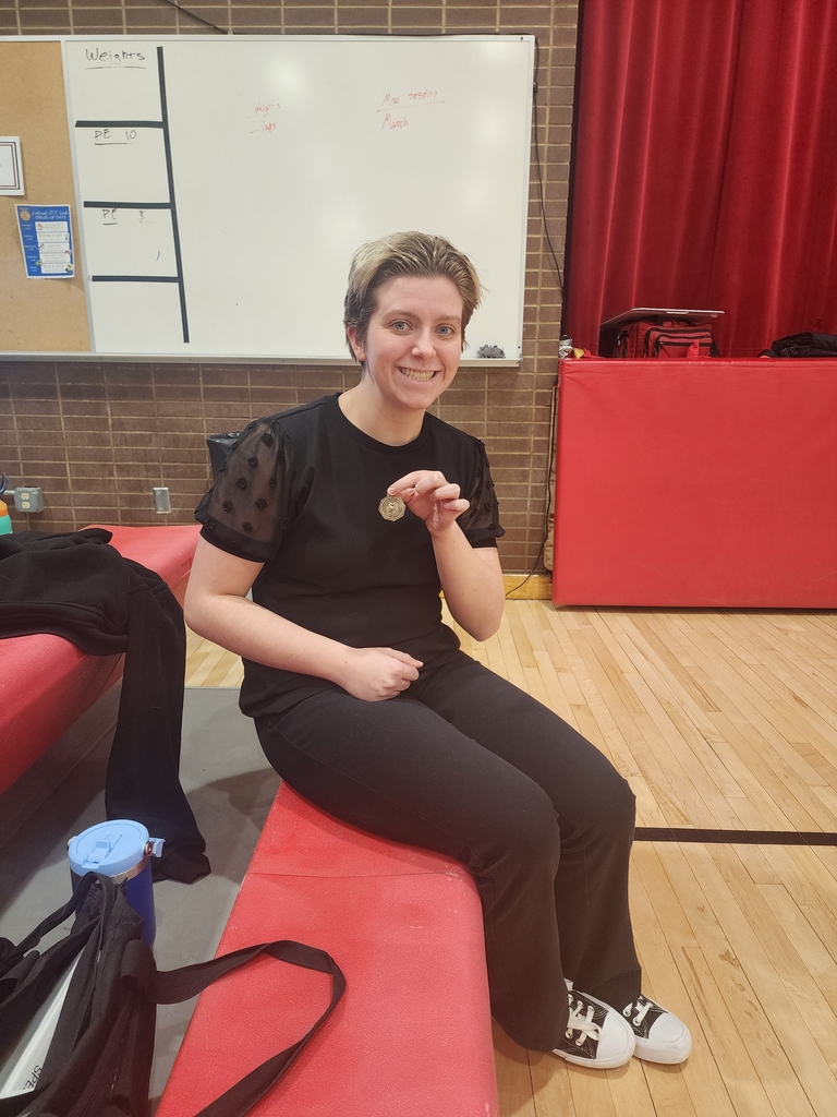 Jenna with medal
