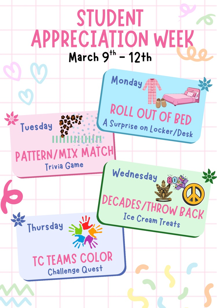 student appreciation week flyer