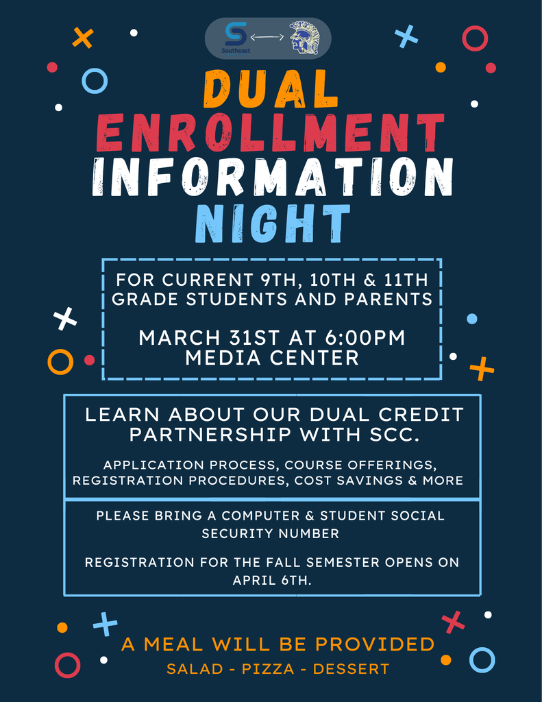 Dual Enrollment Informational Night Flyer