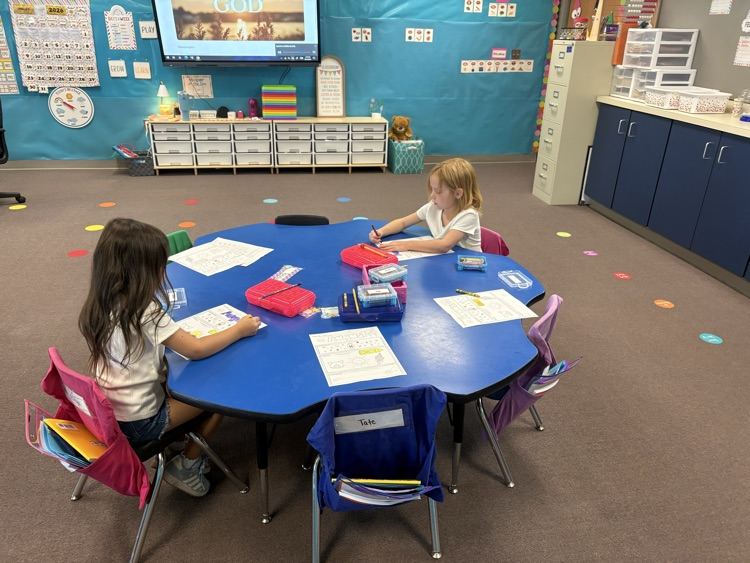 working independently in reading groups