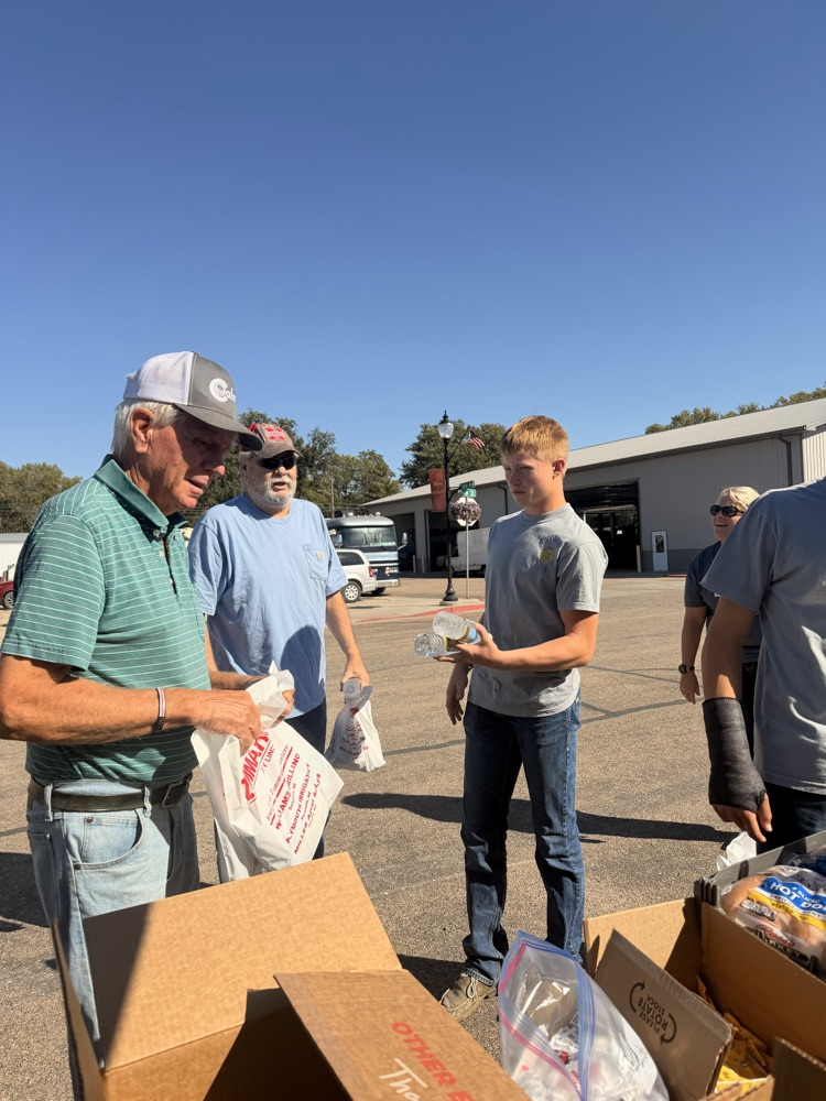 Talking with local farmers!