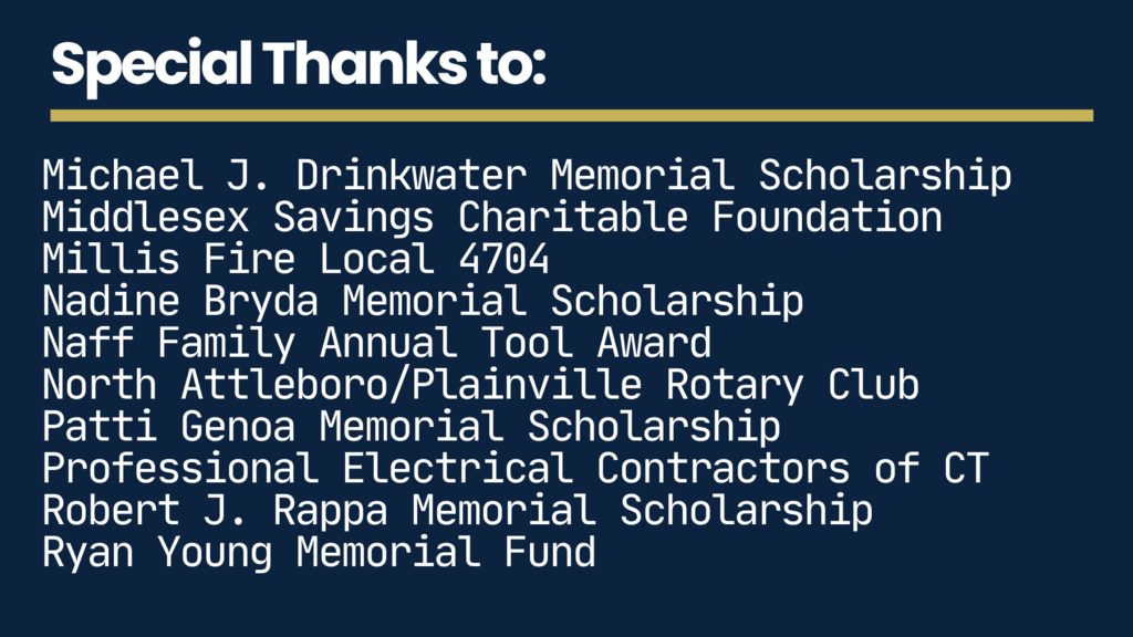 Scholarship thank you