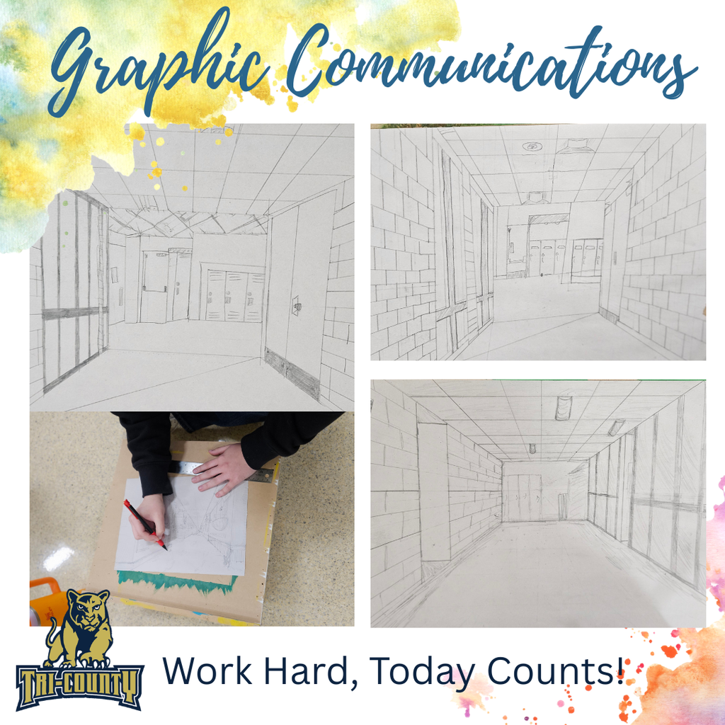 Graphic Communications 1-Point Drawings