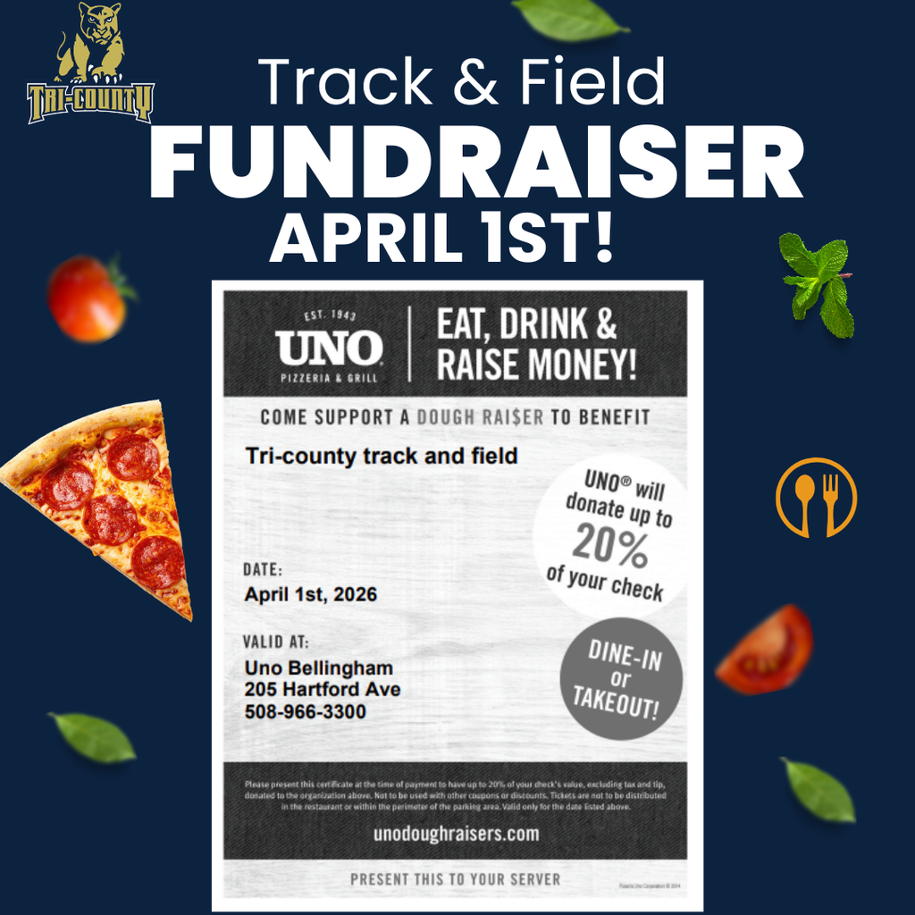 Track & Field Fundraiser at Unos on April 1st