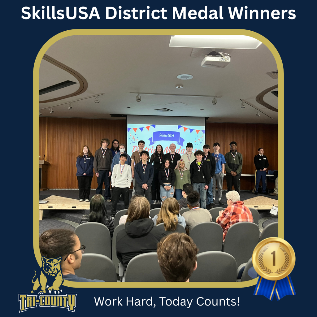 SkillsUSA District Medal Winners 2026