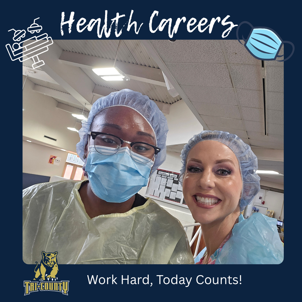 Health Careers students learning surgical care