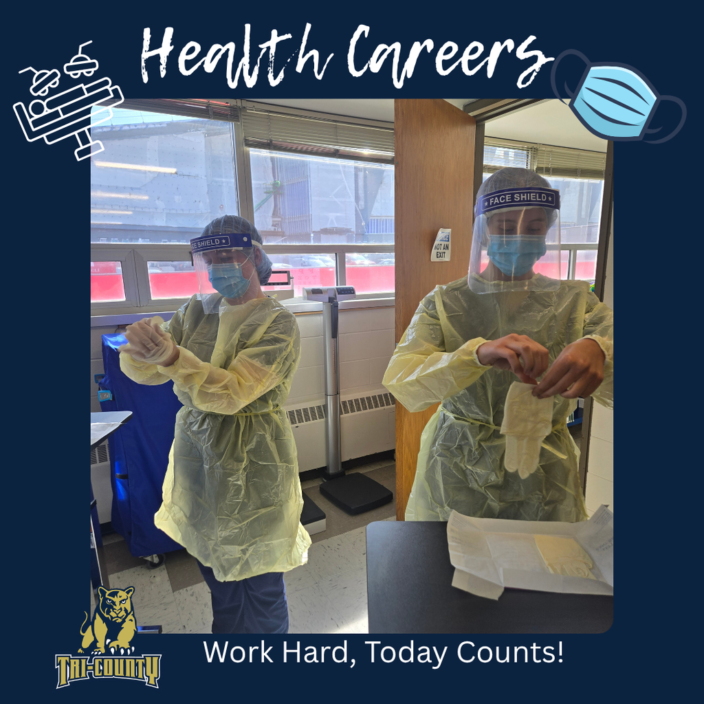 Health Careers students learning surgical care