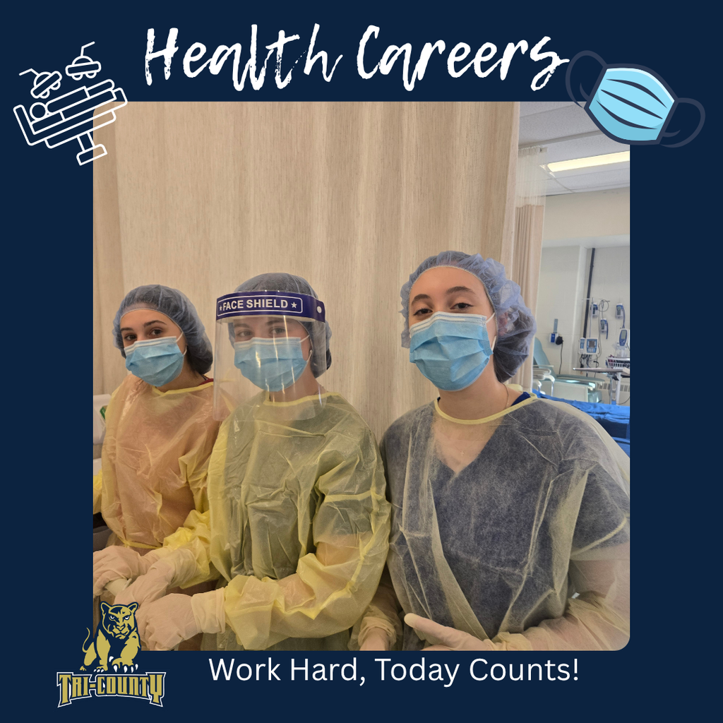 Health Careers students learning surgical care