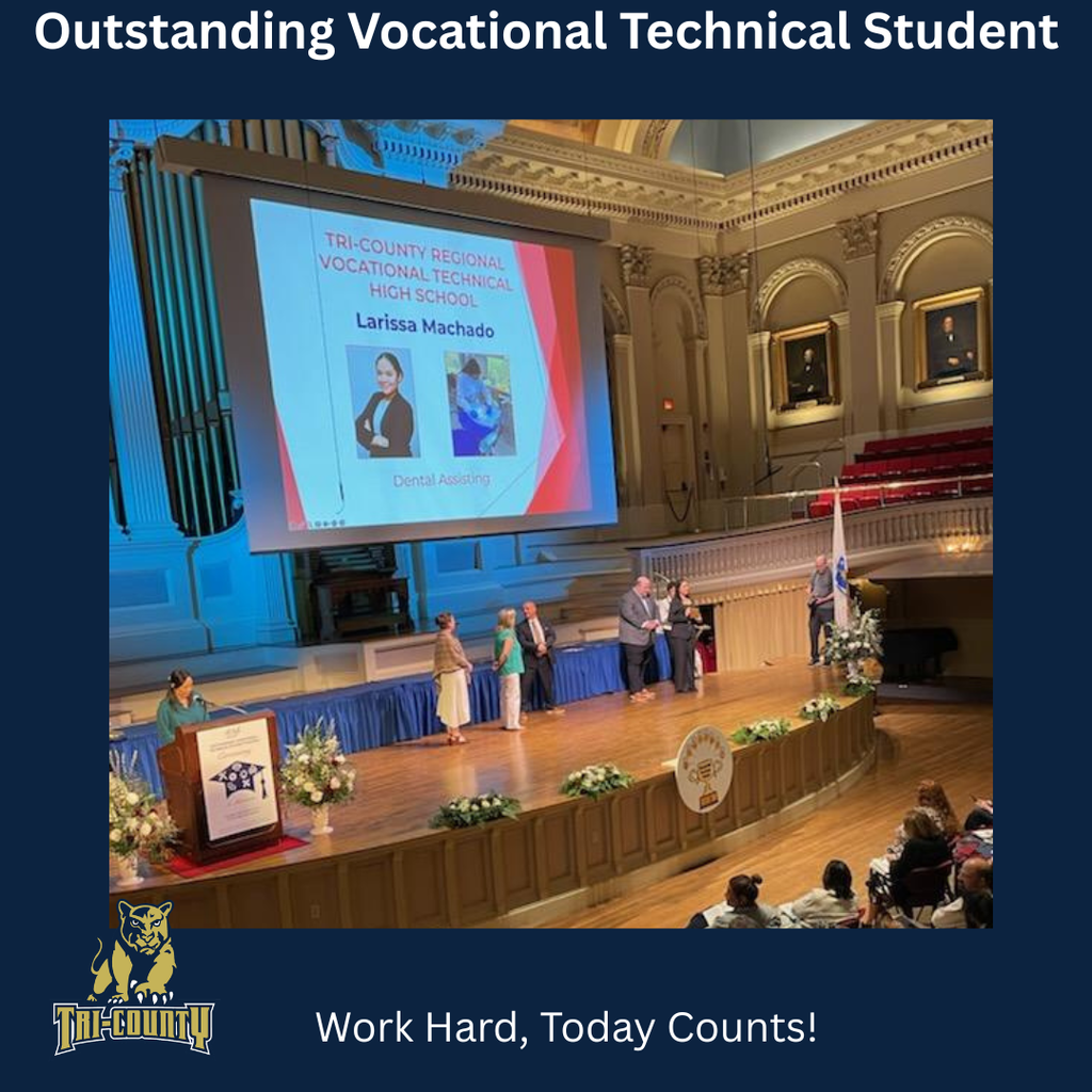 Outstanding Vocational Student - Larissa Machado!