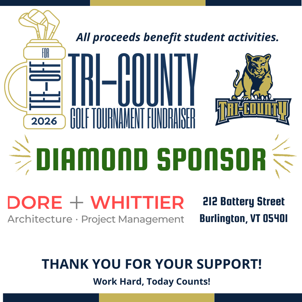 Tee-Off For Tri-County Golf Tournament Diamond Sponsor Dore & Whittier Architects