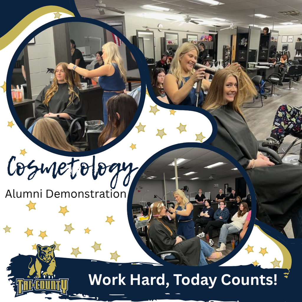 Cosmetology Alumni demonstration